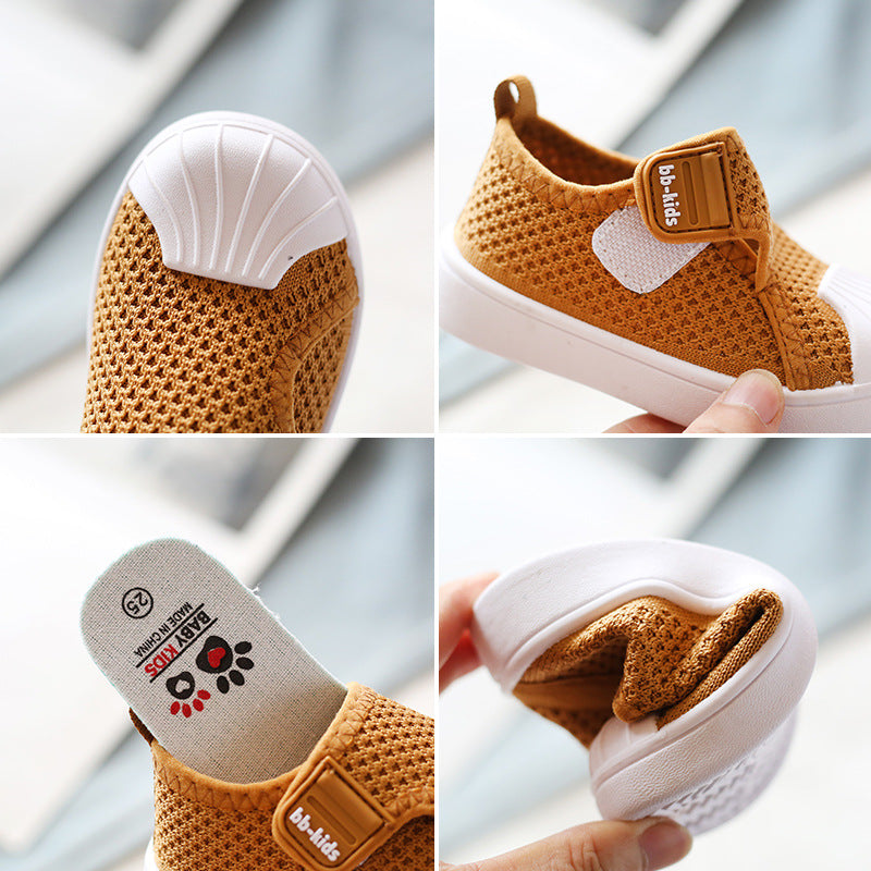 Girls Boys Casual Shoes Spring Infant Toddler Non-slip Soft Bottom Sneakers